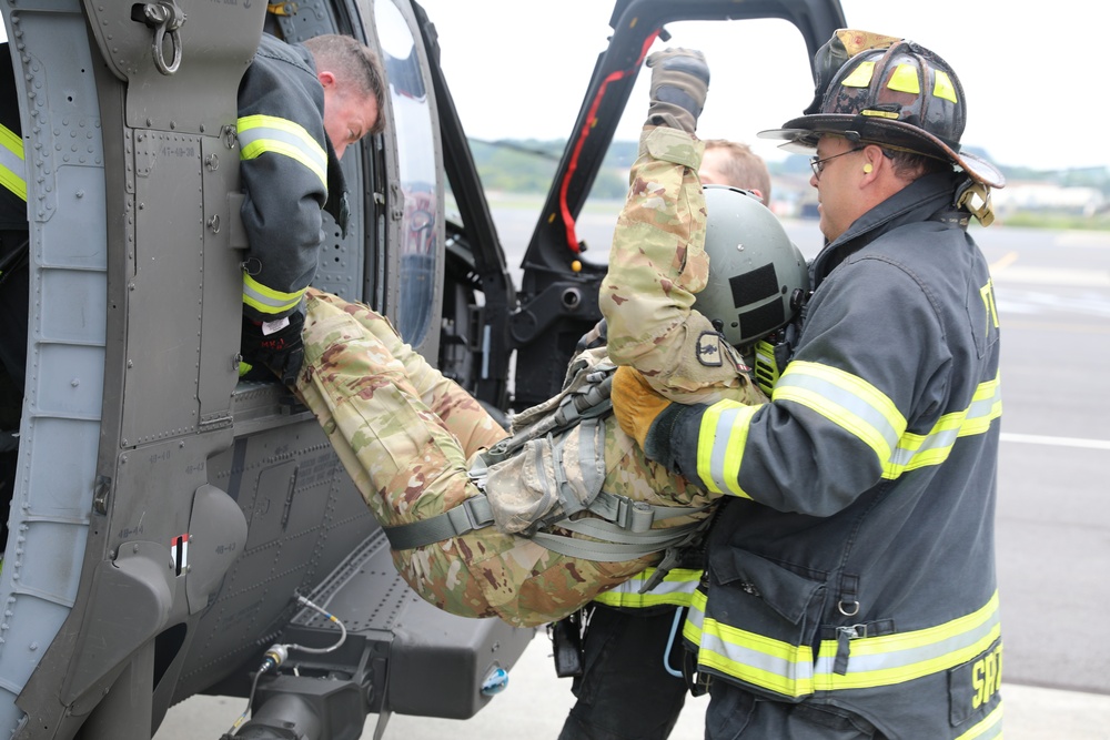 Aviation crash and rescue training