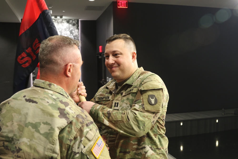 Change of Command for Alpha Company, 34th Red Bull Infantry Division