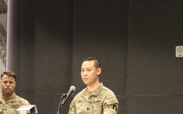 Change of Command for Alpha Company, 34th Red Bull Infantry Division