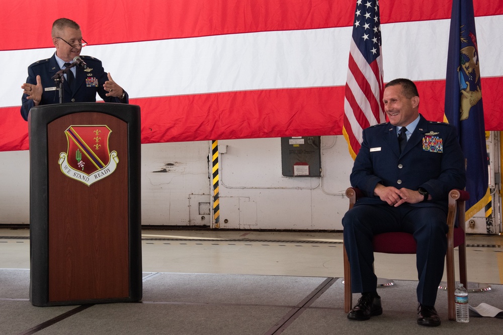 Mammen relinquishes command of 127th Wing