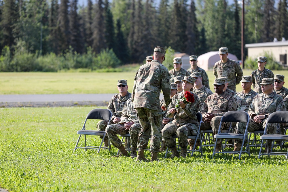 207th Engineer Utilities Detachment retires the colors