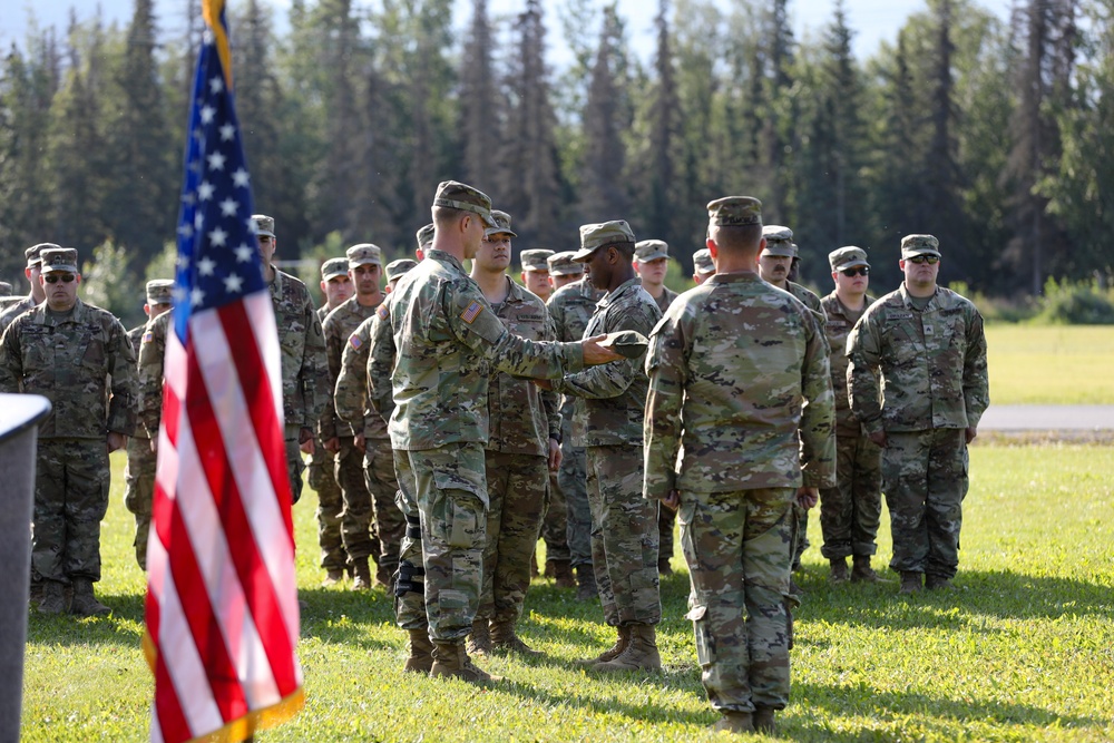 207th Engineer Utilities Detachment retires the colors