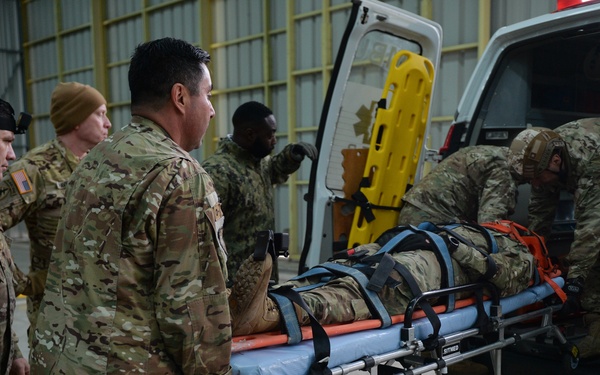 U.S. Servicemembers perform casualty evacuation training exercise in SOUTHERN STAR