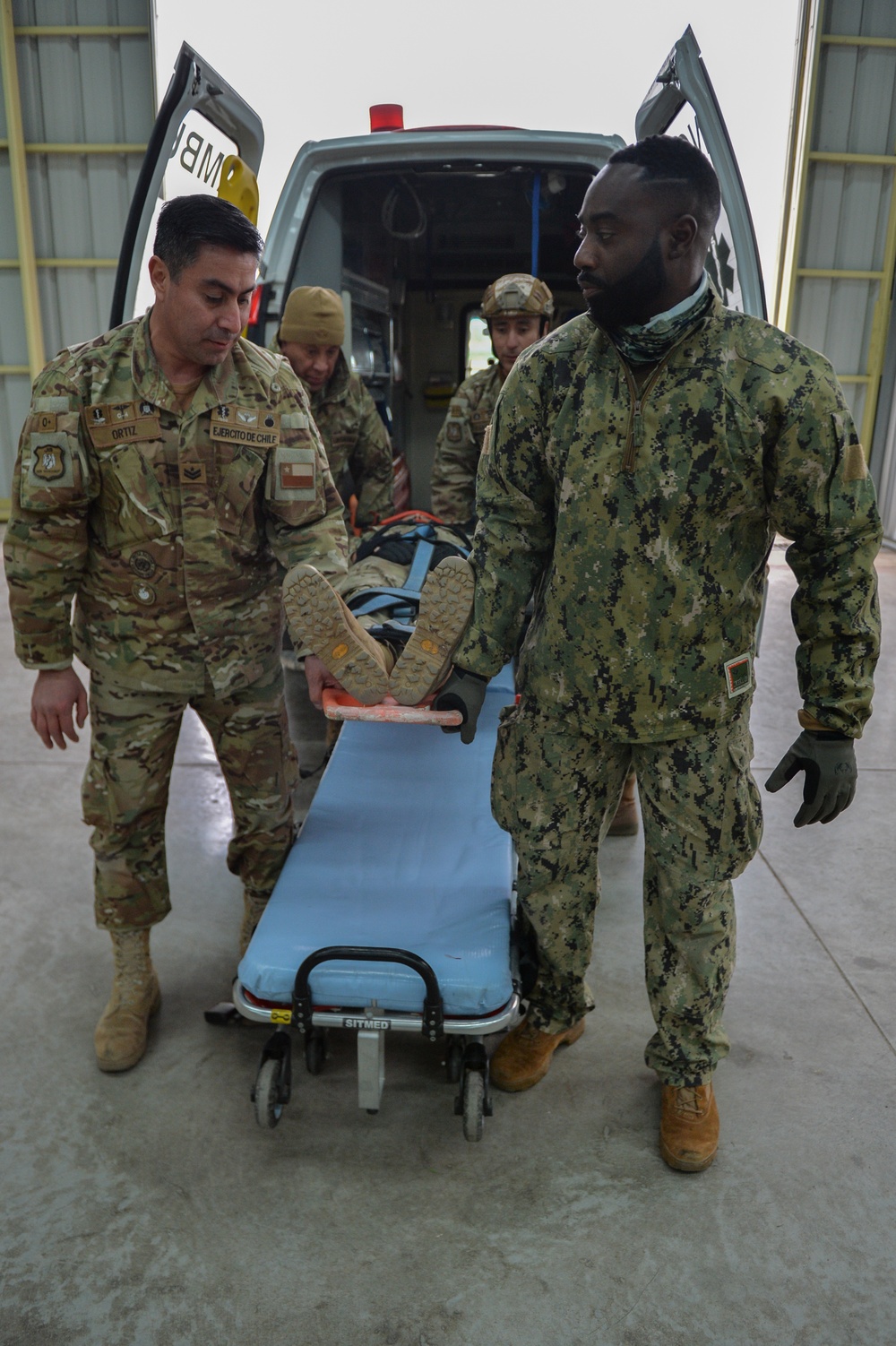 U.S. Servicemembers perform casualty evacuation training exercise in SOUTHERN STAR