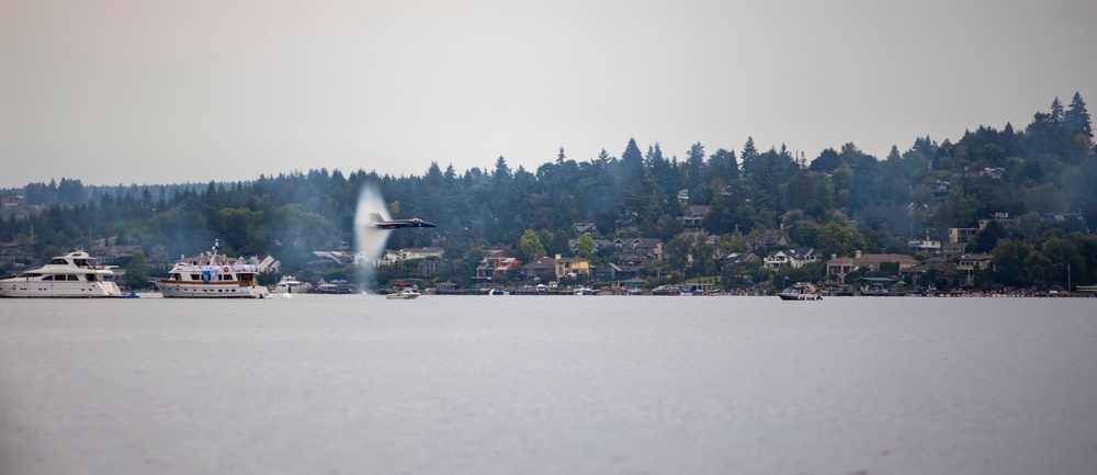 Blue Angels Fly Over Lake Washington