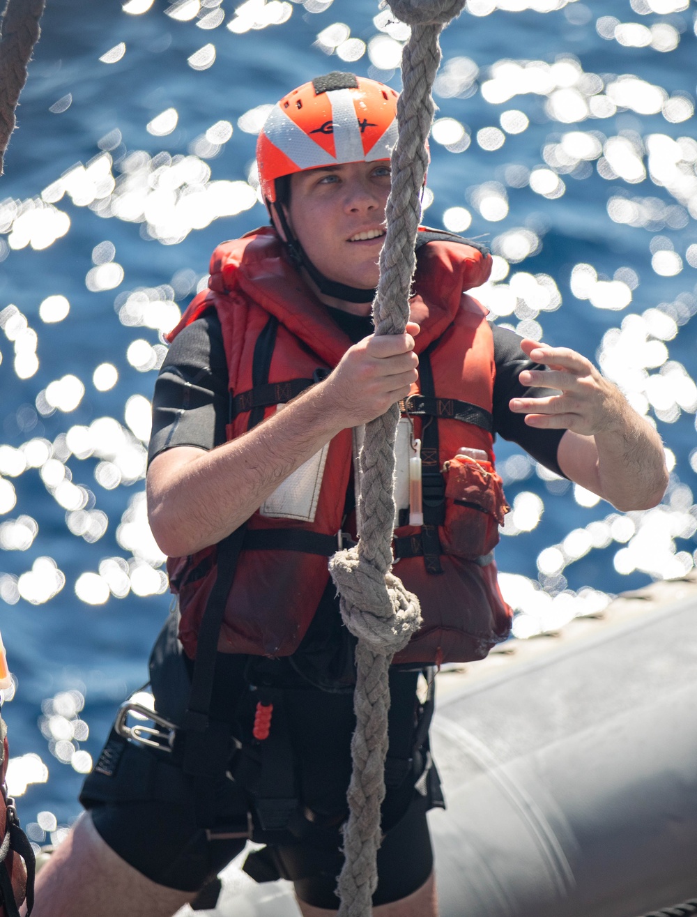 FC3 Craft Holds On to Safety Line