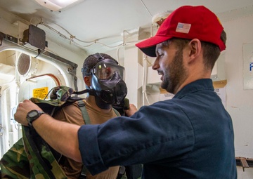 USS Paul Hamilton CBR Drill