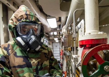 USS Paul Hamilton CBR Drill