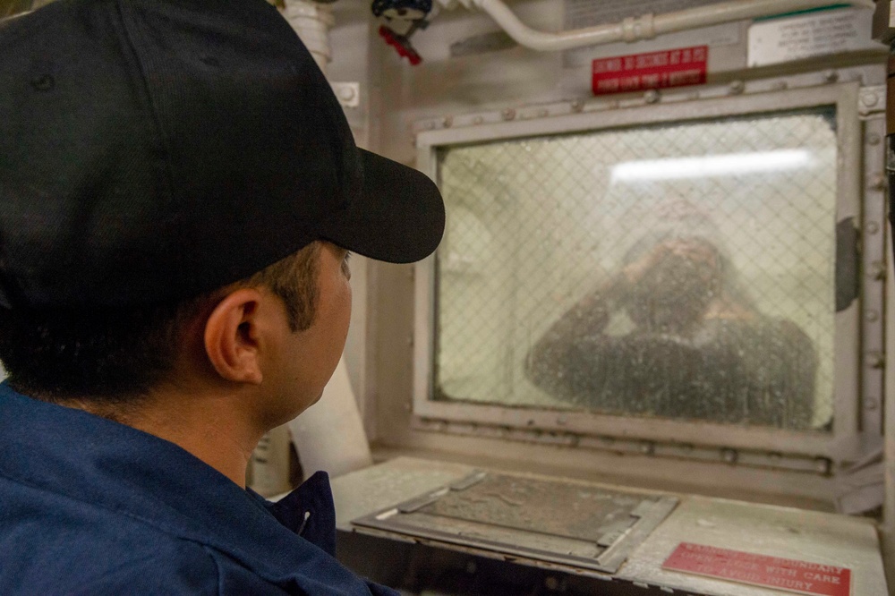 USS Paul Hamilton CBR Drill