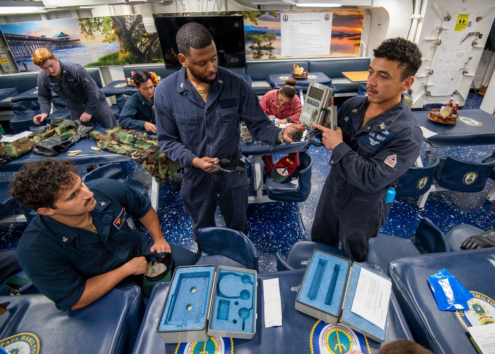 USS Paul Hamilton CBR Drill
