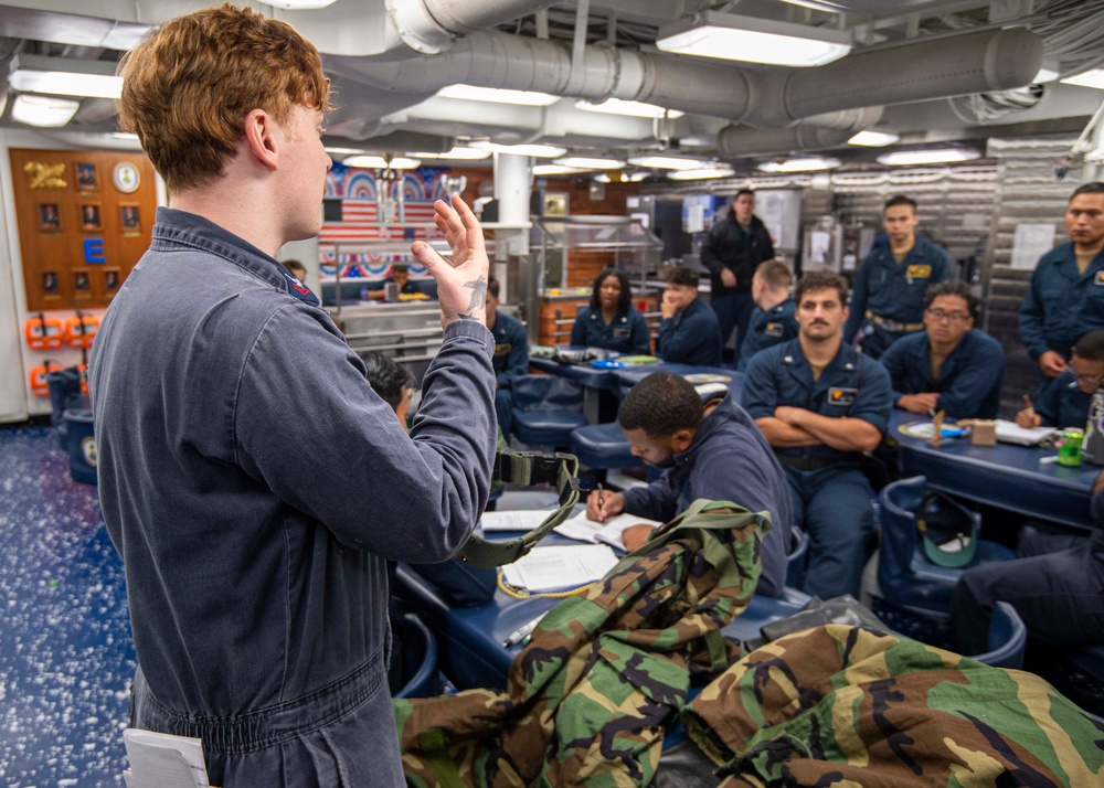 USS Paul Hamilton CBR Drill