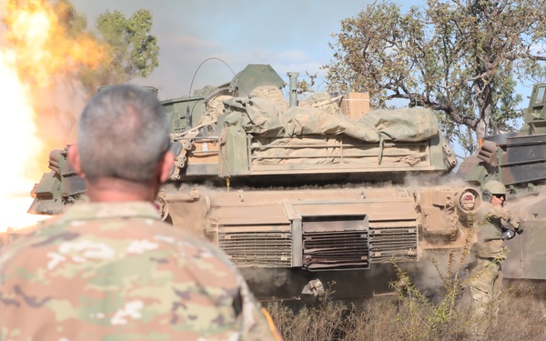 Comanche Company's Combined Live Fire Exercise Screening Test