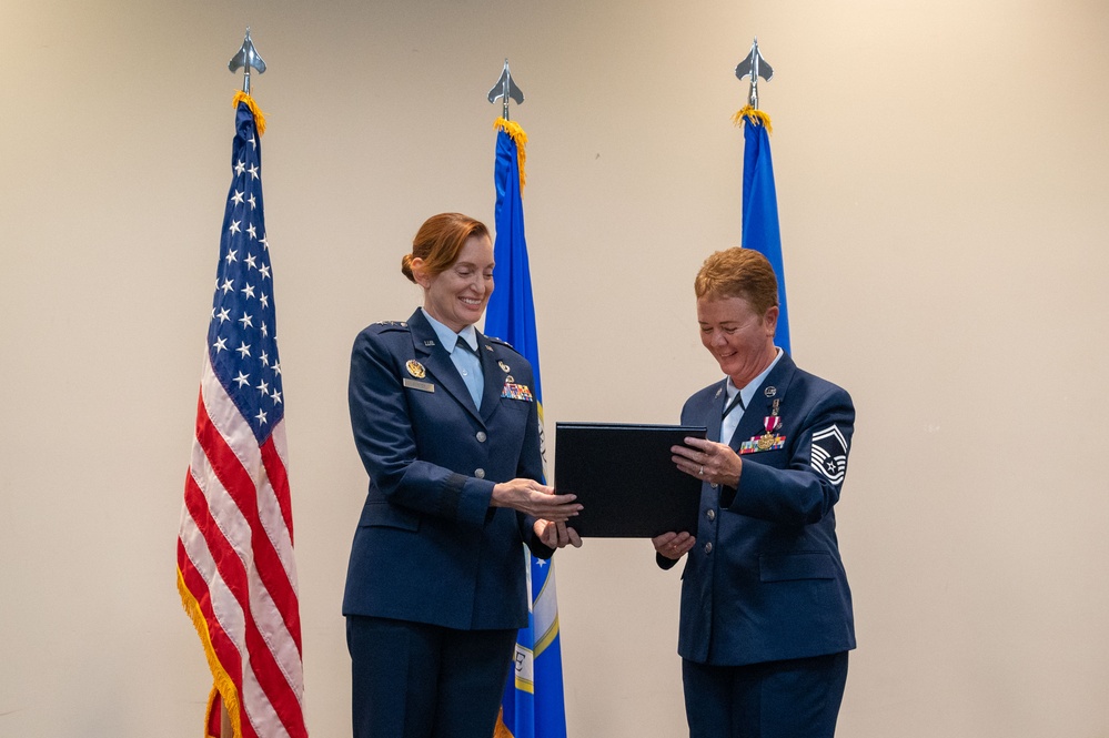Senior Master Sgt. Baldelli retires after 36 years