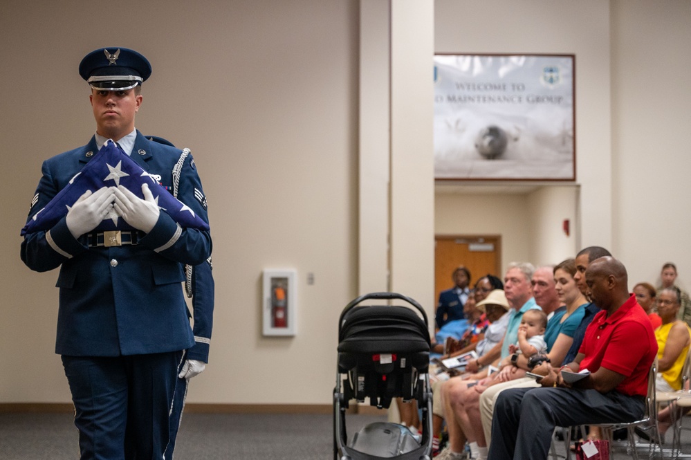 Senior Master Sgt. Baldelli retires after 36 years