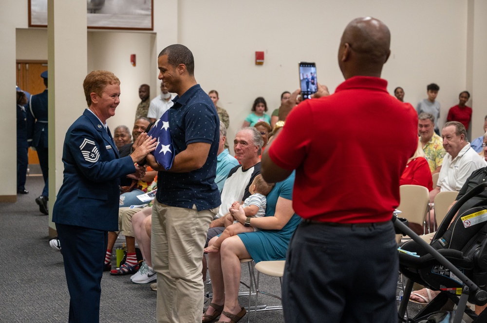 Senior Master Sgt. Baldelli retires after 36 years