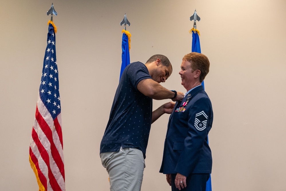 Senior Master Sgt. Baldelli retires after 36 years