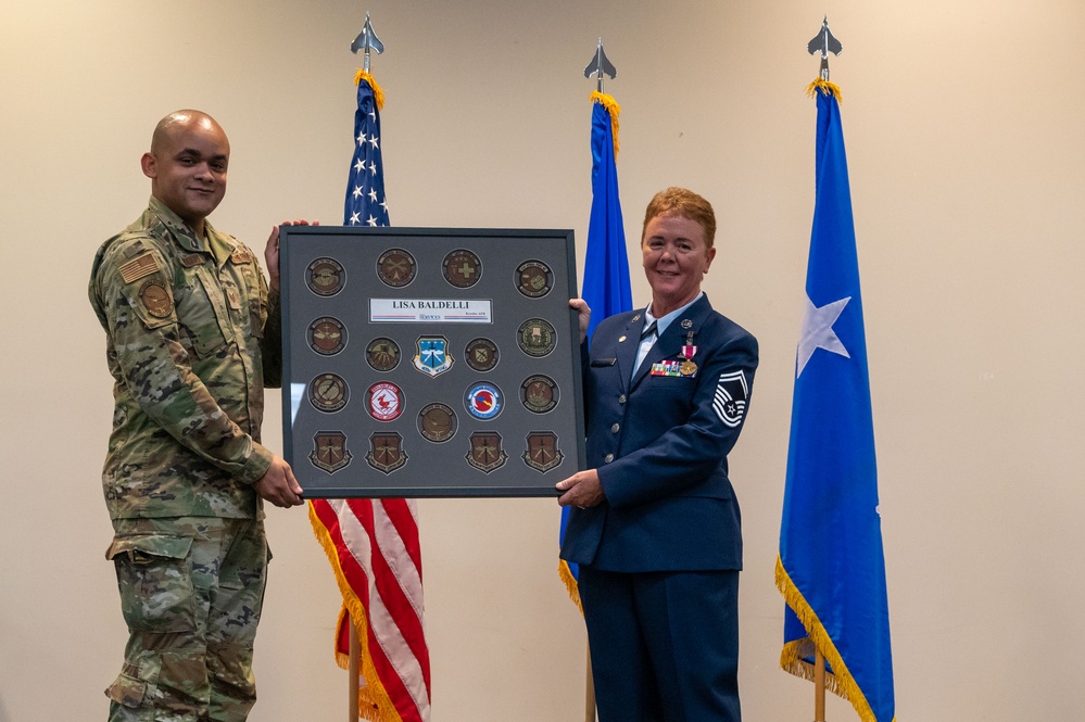 Senior Master Sgt. Baldelli retires after 36 years