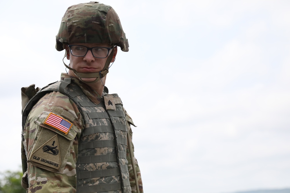 M2 machine gun qualification at Fort Indiantown Gap