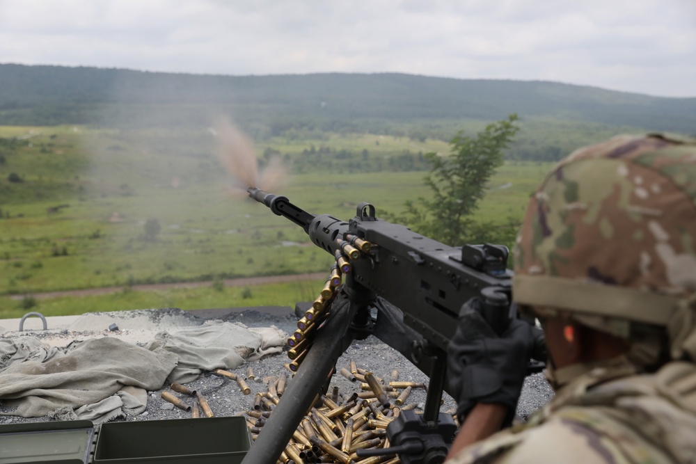 M2 machine gun qualification at Fort Indiantown Gap