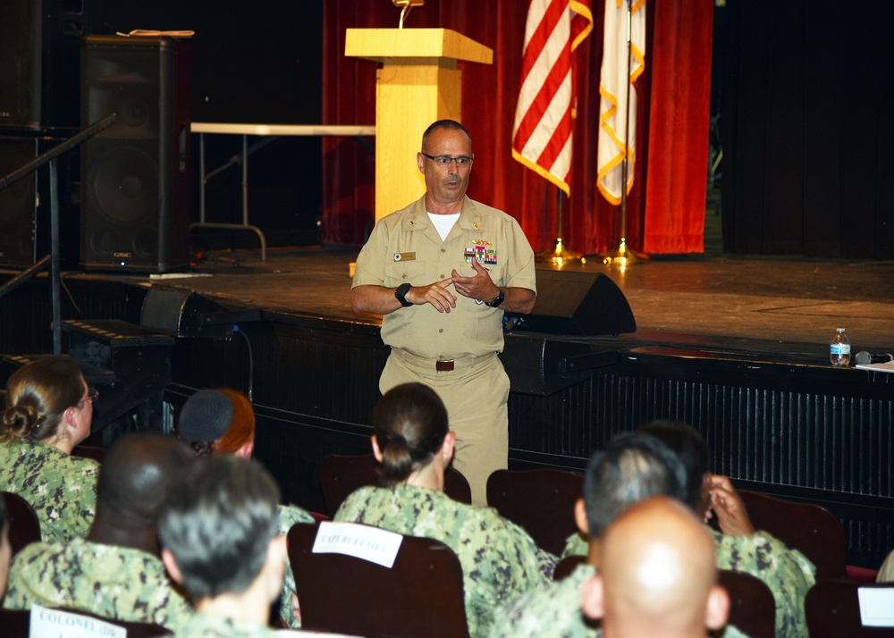 Director, U.S. Navy Nurse Corps holds All Hands at JBSA Fort Sam Houston