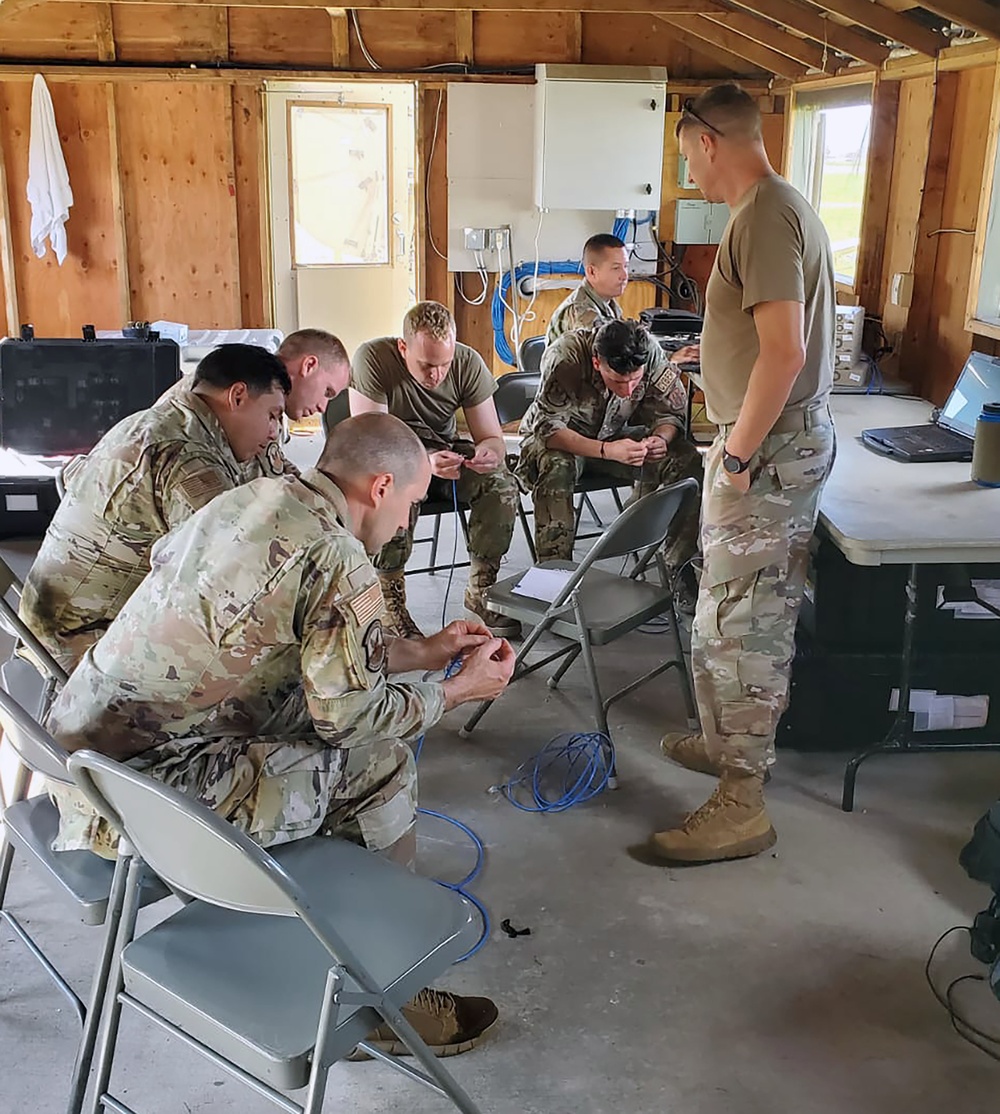 55 CBCS Members Shine in Exercise JULY BIVOUAC, Showcasing XCOMM Equipment to 439 AES at Westover ARB, MA