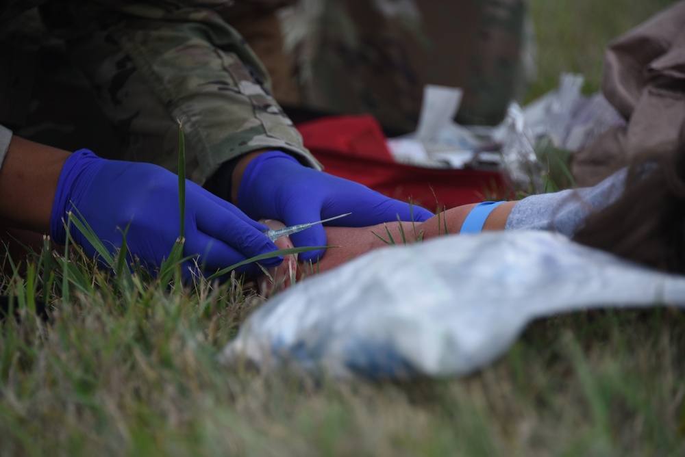 185th ARW medical personnel train