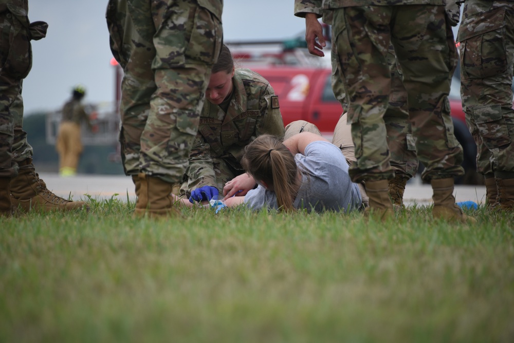 185th ARW mass casualty exercise training