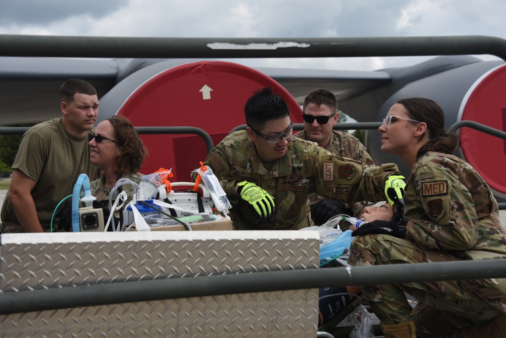 185th ARW medical group conducts mass casualty training