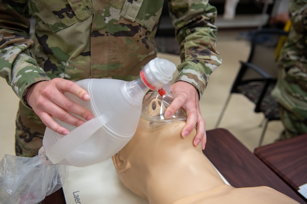 180FW Medical Group Participate in a Simulation Lab