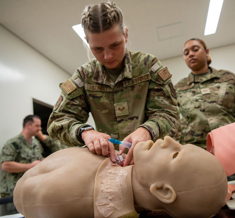 180FW Medical Group Participate in a Simulation Lab