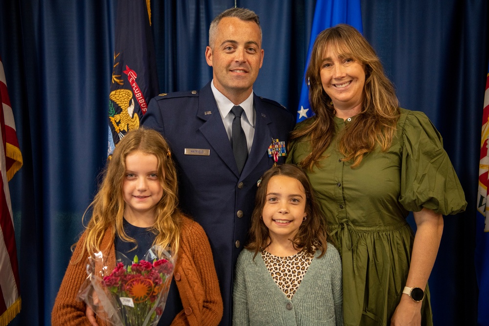 110th Communications Flight change of command