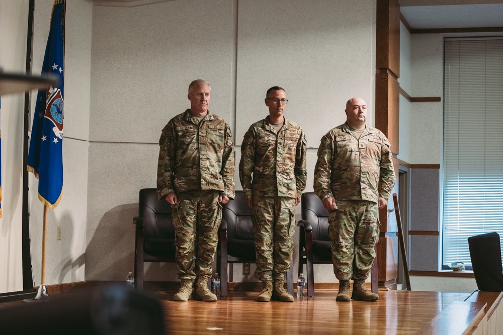 Airmen gather for change of command ceremony