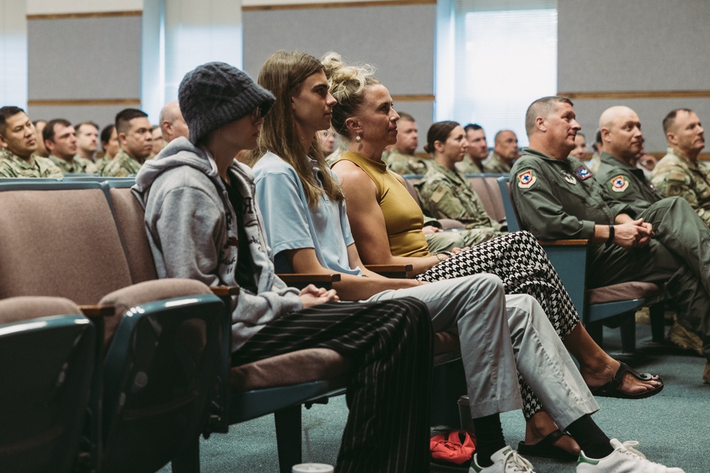 Airmen gather for change of command ceremony
