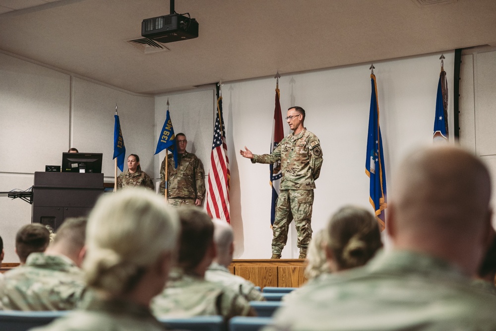 Airmen gather for change of command ceremony