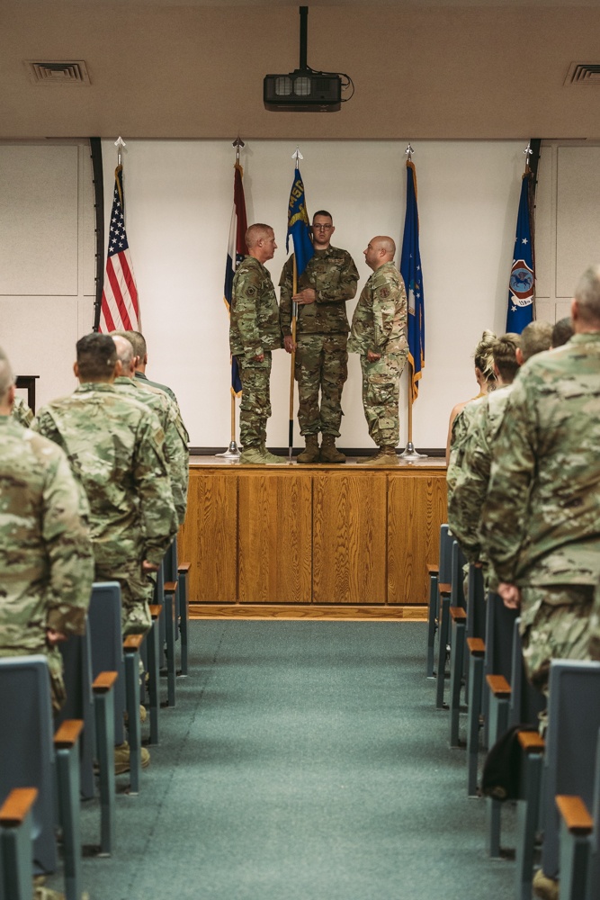 Airmen gather for change of command ceremony