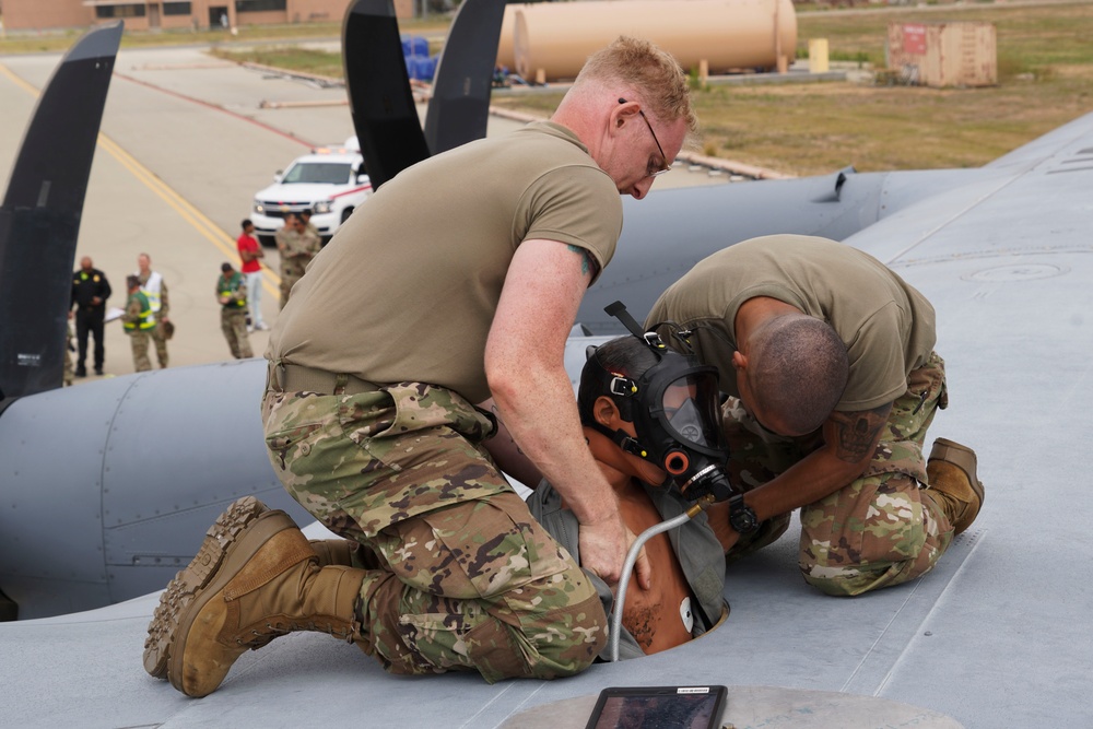 146AW Conducts Confined Space Exercise