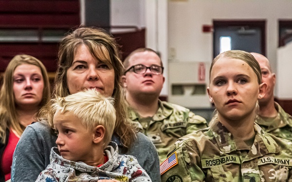 1889th Regional Support Group deploys in support of Operation Inherent Resolve.