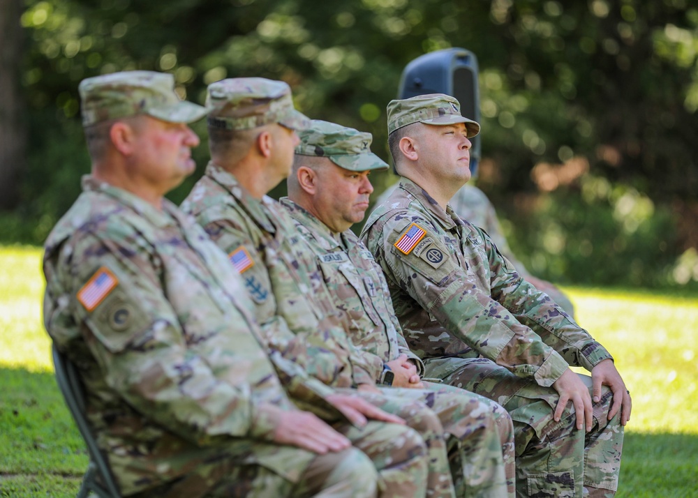 Lt. Col. Hardwick assumes command of 35th ID HHBN