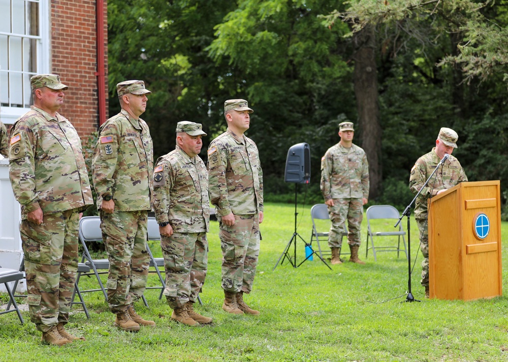 Lt. Col. Hardwick assumes command of 35th ID HHBN