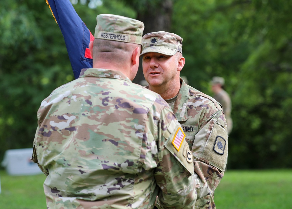 Lt. Col. Hardwick assumes command of 35th ID HHBN