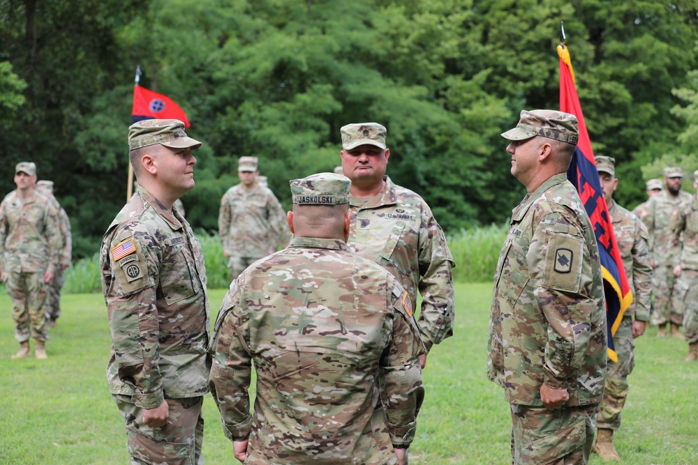 Lt. Col. Hardwick assumes command of 35th ID HHBN