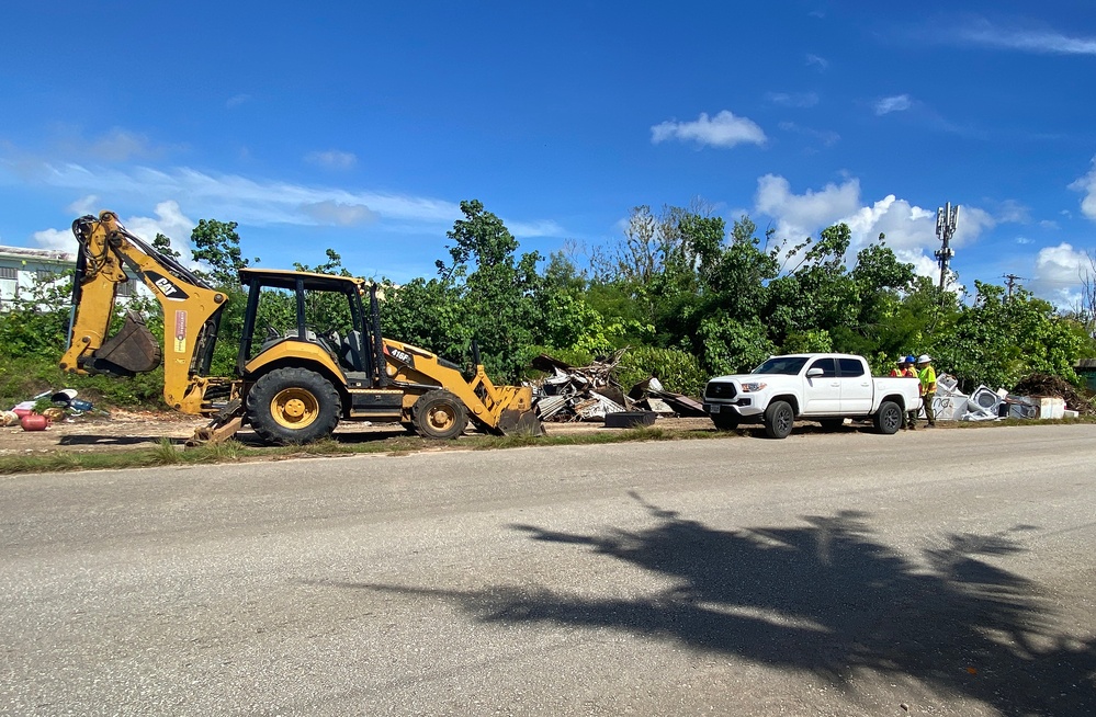 Typhoon Mawar debris collection