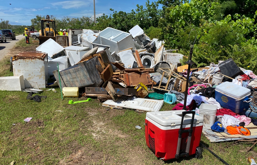 Typhoon Mawar debris collection