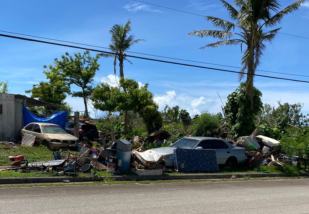 Typhoon Mawar debris collection