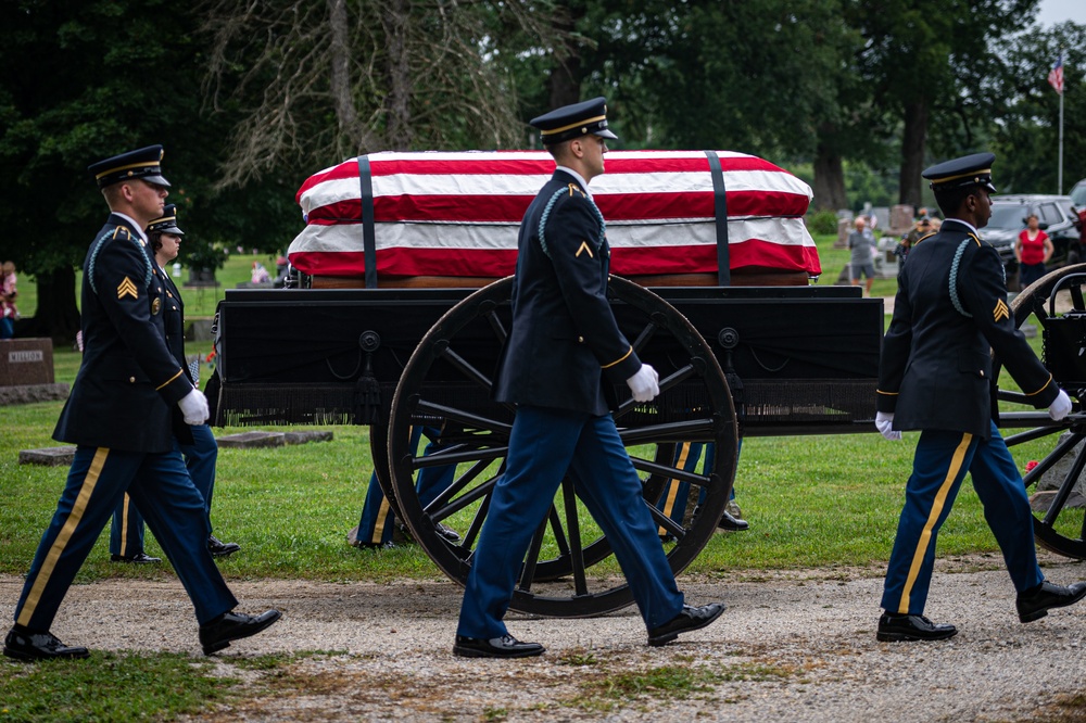 Indiana National Guard renders military funeral honors