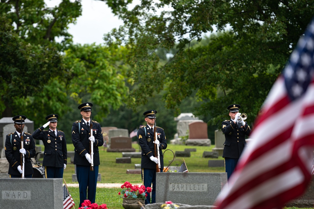 Indiana National Guard renders military funeral honors