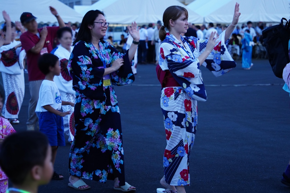 374th leaders, Airmen enjoy local Bon Dance festivals