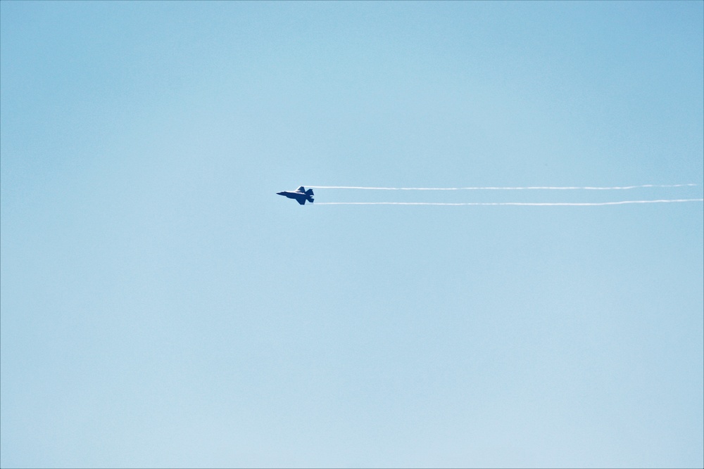 Wisconsin Air National Guard F-35 supports airshow 'dress rehearsal' event at Fort McCoy