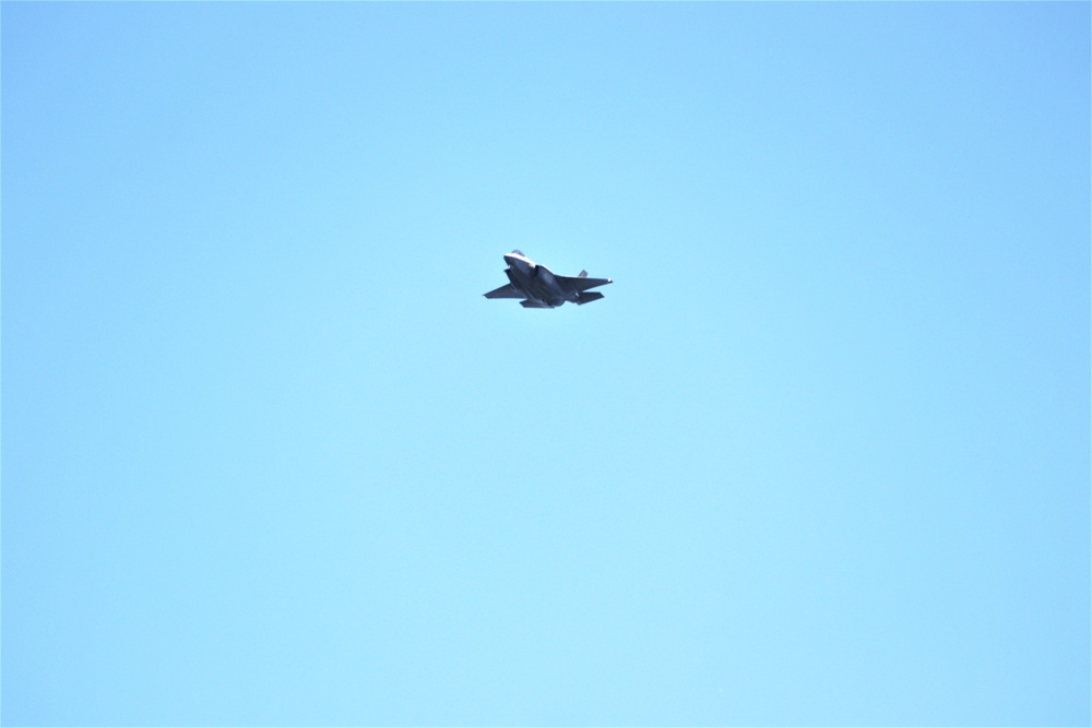 Wisconsin Air National Guard F-35 supports airshow 'dress rehearsal' event at Fort McCoy