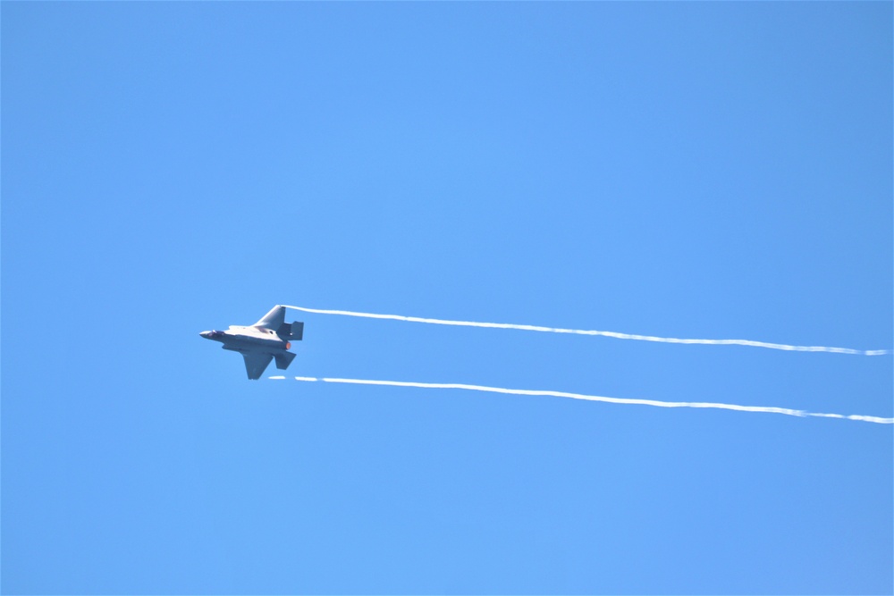 Wisconsin Air National Guard F-35 supports airshow 'dress rehearsal' event at Fort McCoy